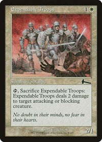 Expendable Troops [Urza's Legacy] | Enigma On Main