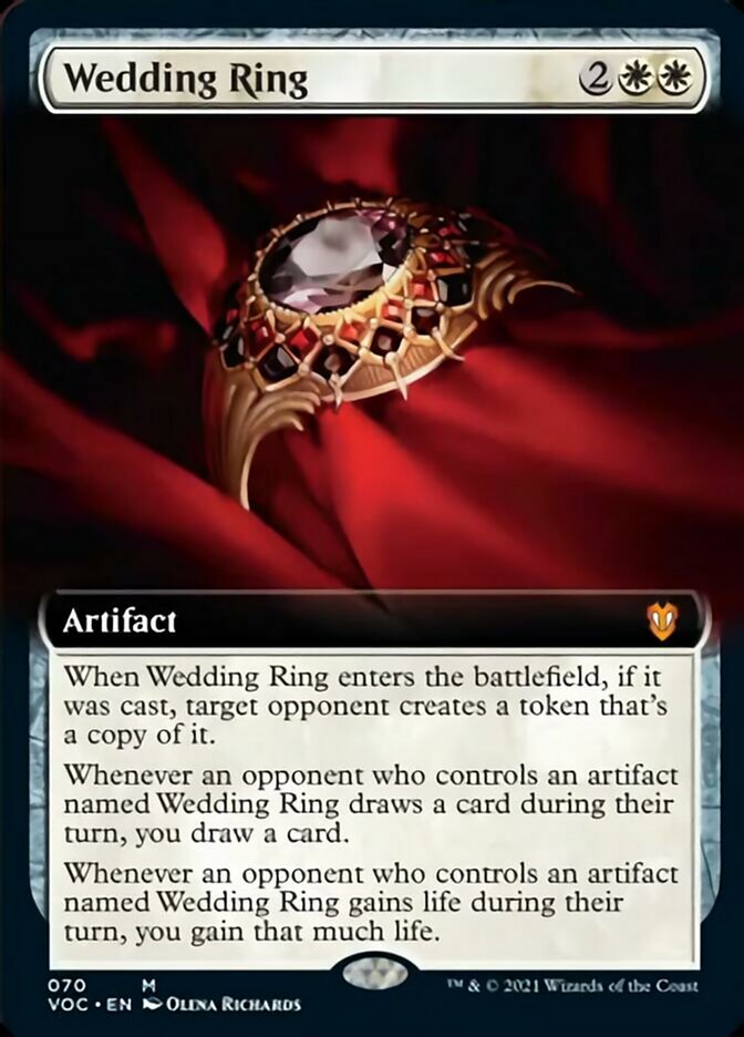 Wedding Ring (Extended) [Innistrad: Crimson Vow Commander] | Enigma On Main