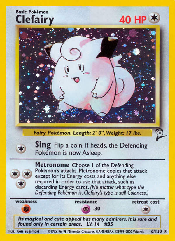 Clefairy (6/130) [Base Set 2] | Enigma On Main