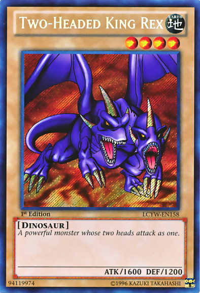 Two-Headed King Rex [LCYW-EN158] Secret Rare | Enigma On Main