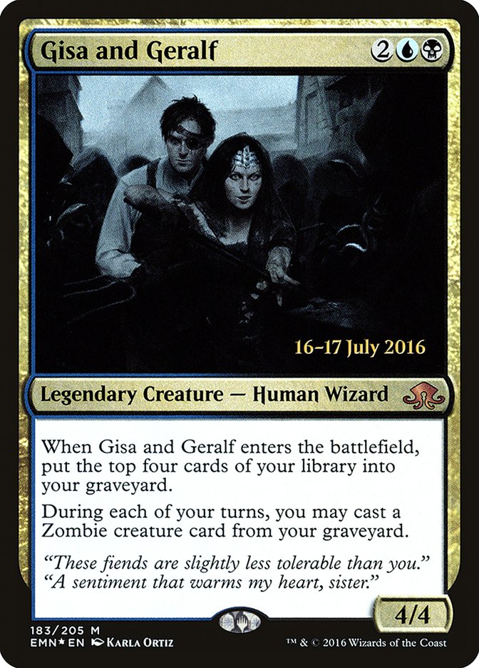 Gisa and Geralf  [Eldritch Moon Prerelease Promos] | Enigma On Main