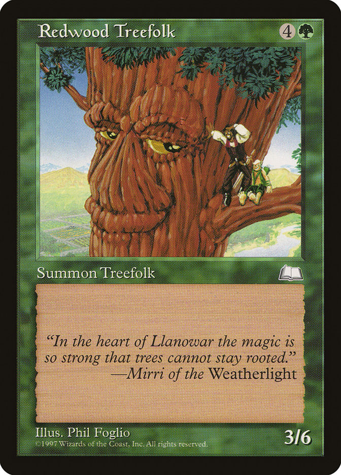 Redwood Treefolk [Weatherlight] | Enigma On Main
