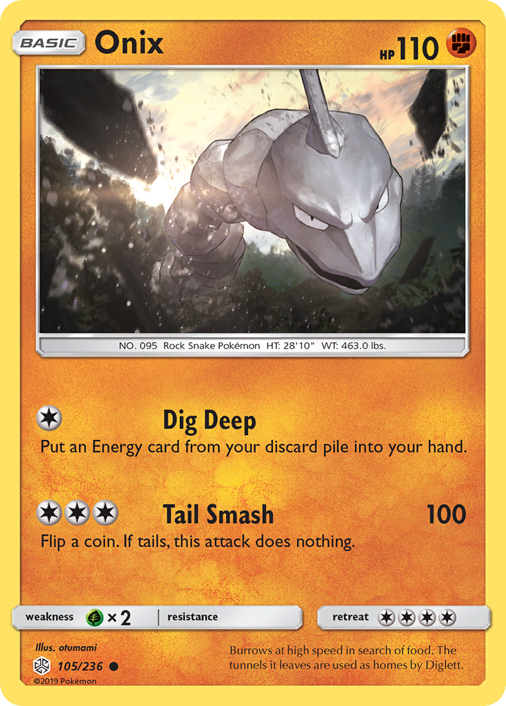 Onix (105/236) [Sun & Moon: Cosmic Eclipse] | Enigma On Main