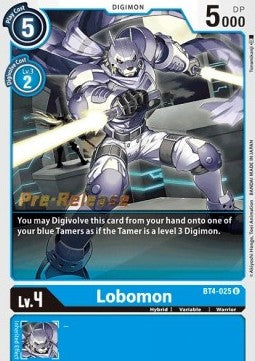 Lobomon [BT4-025] [Great Legend Pre-Release Promos] | Enigma On Main