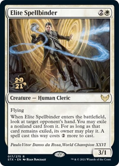 Elite Spellbinder [Strixhaven: School of Mages Prerelease Promos] | Enigma On Main