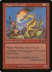 Pygmy Pyrosaur [Urza's Legacy] | Enigma On Main