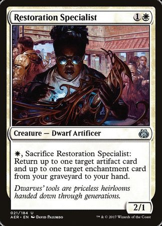 Restoration Specialist [Aether Revolt] | Enigma On Main