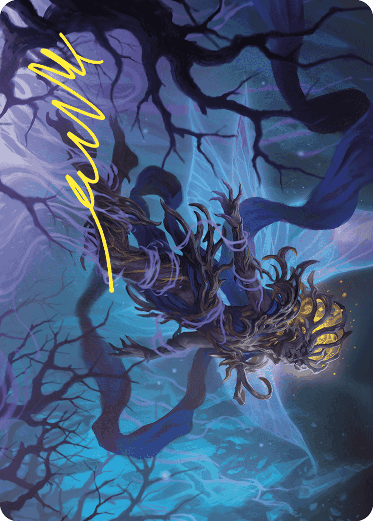 Sleep-Cursed Faerie Art Card (Gold-Stamped Signature) [Wilds of Eldraine Art Series] | Enigma On Main
