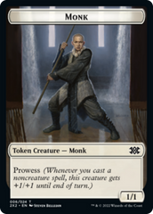 Bear // Monk Double-sided Token [Double Masters 2022 Tokens] | Enigma On Main