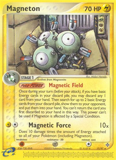 Magneton (17/97) [EX: Dragon] | Enigma On Main