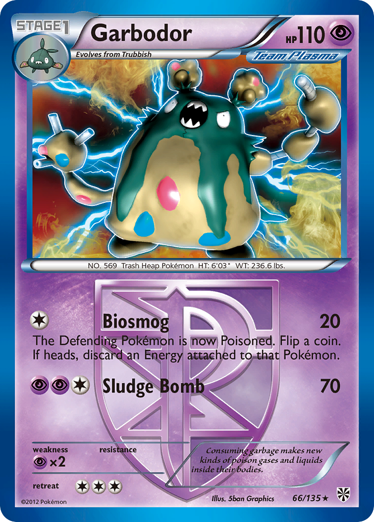 Garbodor (66/135) [Black & White: Plasma Storm] | Enigma On Main