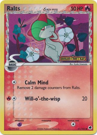 Ralts (61/101) (Delta Species) (Stamped) [EX: Dragon Frontiers] | Enigma On Main