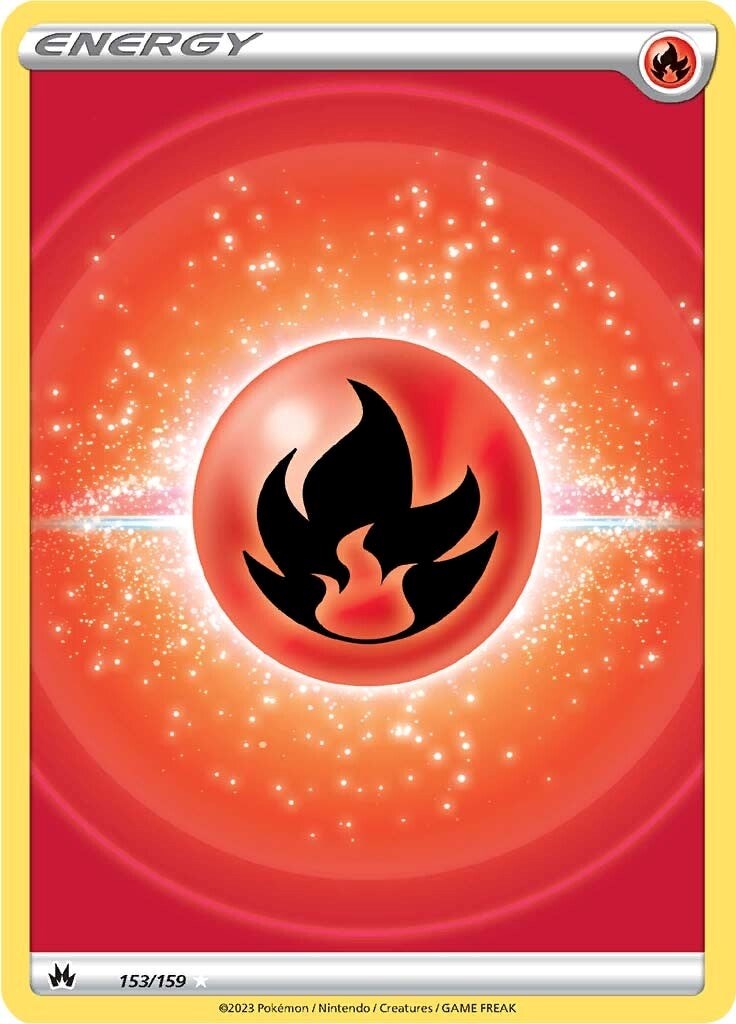 Fire Energy (153/159) (Texture Full Art) [Sword & Shield: Crown Zenith] | Enigma On Main