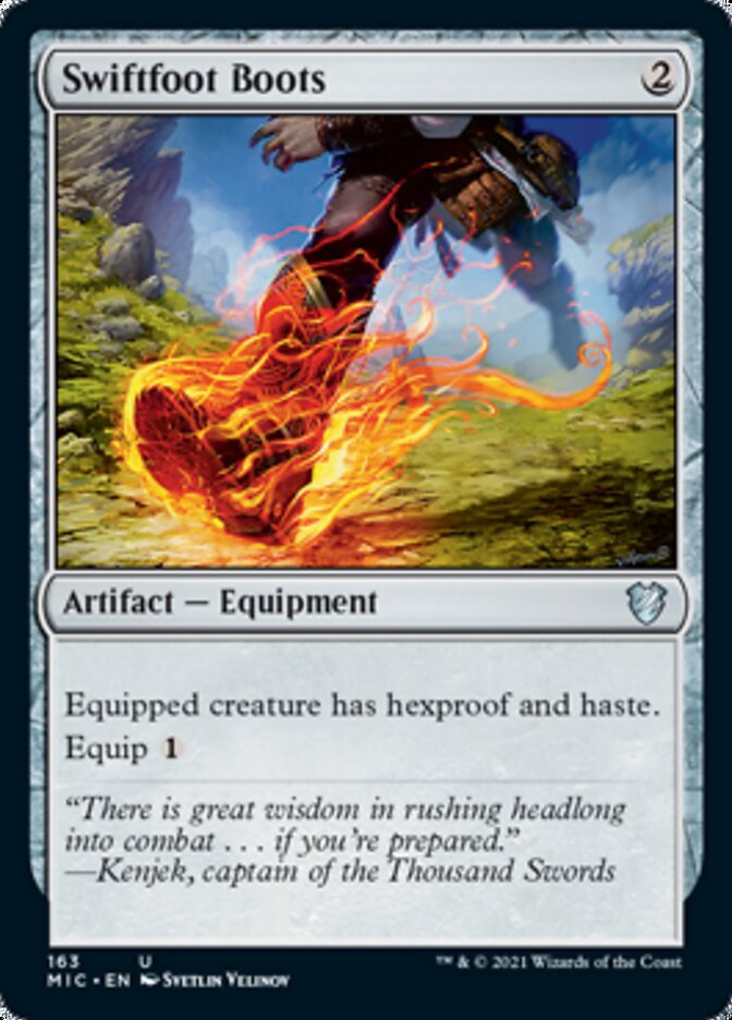 Swiftfoot Boots [Innistrad: Midnight Hunt Commander] | Enigma On Main