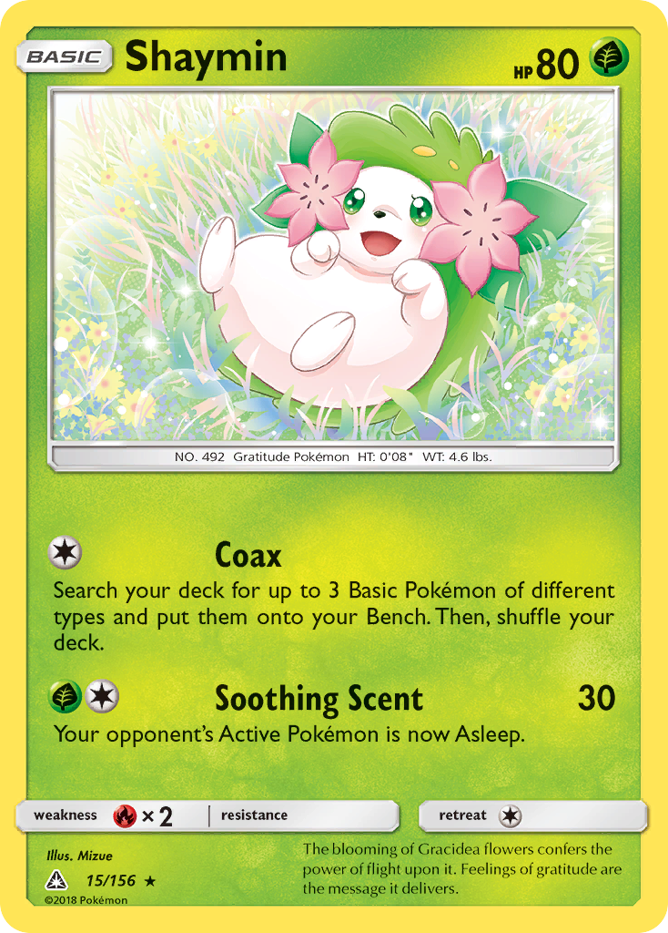 Shaymin (15/156) [Sun & Moon: Ultra Prism] | Enigma On Main