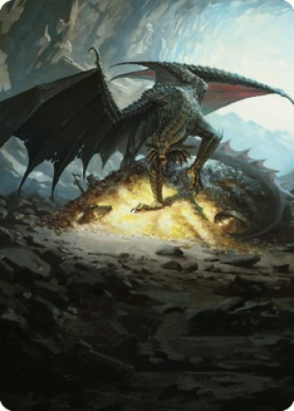 Ancient Copper Dragon Art Card (04) [Commander Legends: Battle for Baldur's Gate Art Series] | Enigma On Main