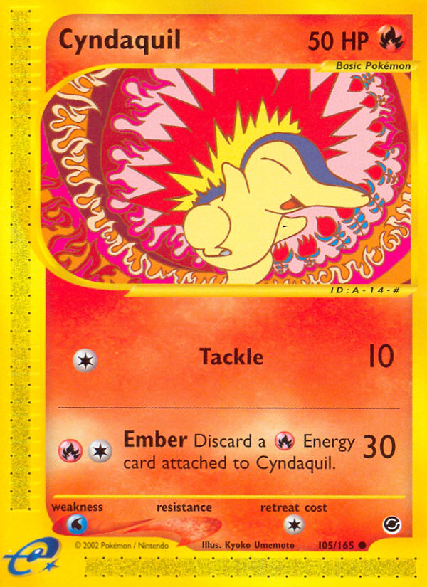 Cyndaquil (105/165) [Expedition: Base Set] | Enigma On Main