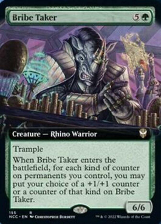 Bribe Taker (Extended Art) [Streets of New Capenna Commander] | Enigma On Main