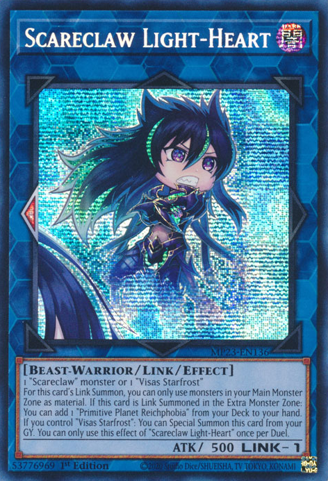 Scareclaw Light-Heart [MP23-EN136] Prismatic Secret Rare | Enigma On Main