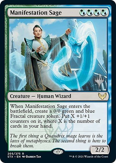 Manifestation Sage (Promo Pack) [Strixhaven: School of Mages Promos] | Enigma On Main