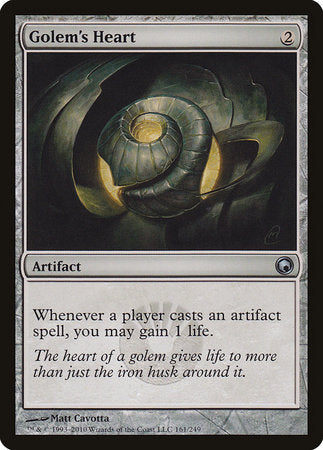 Golem's Heart [Scars of Mirrodin] | Enigma On Main