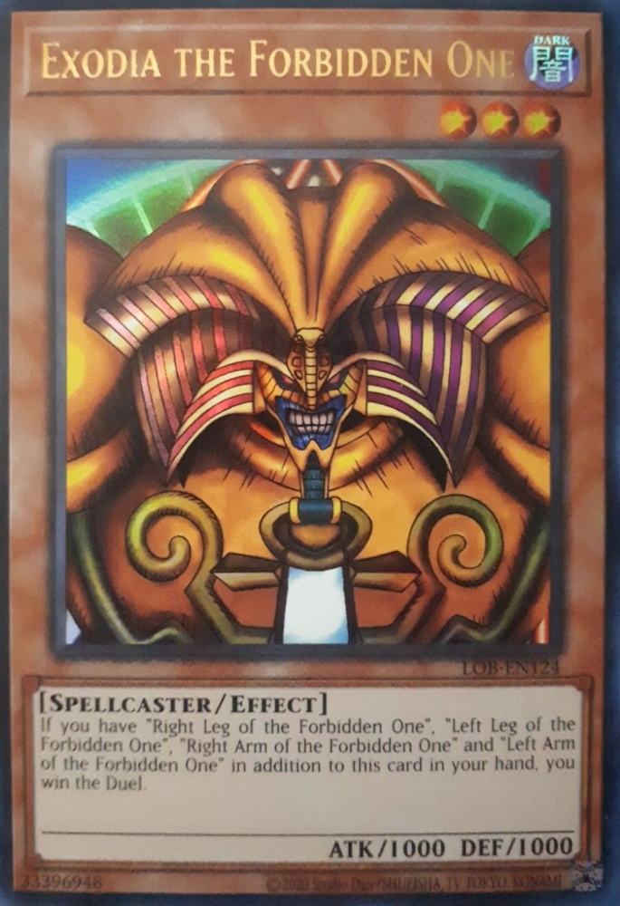 Exodia the Forbidden One (25th Anniversary) [LOB-EN124] Ultra Rare | Enigma On Main