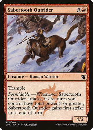 Sabertooth Outrider [Dragons of Tarkir] | Enigma On Main