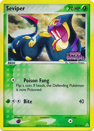 Seviper (32/110) (Stamped) [EX: Holon Phantoms] | Enigma On Main