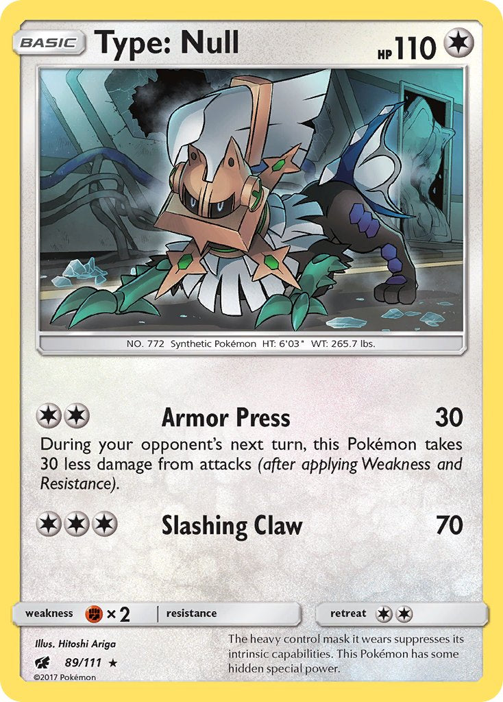 Type: Null (89/111) (Theme Deck Exclusive) [Sun & Moon: Crimson Invasion] | Enigma On Main