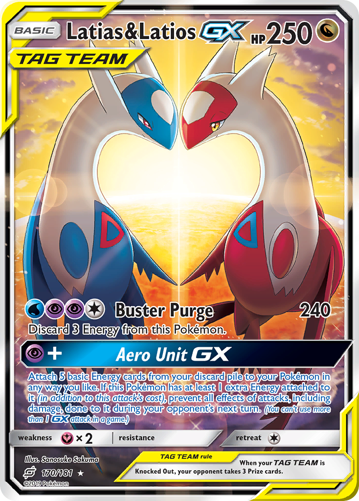 Latias & Latios GX (170/181) [Sun & Moon: Team Up] | Enigma On Main