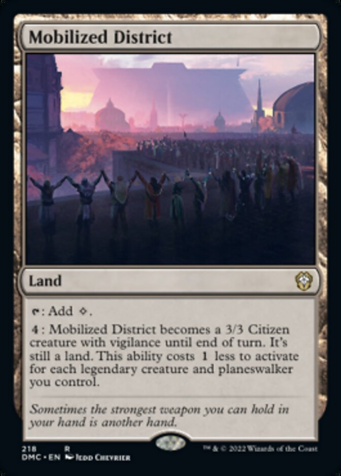 Mobilized District [Dominaria United Commander] | Enigma On Main