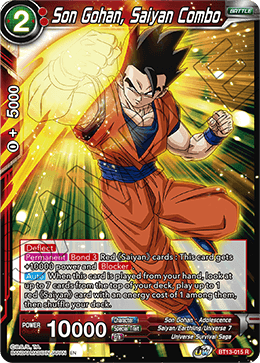 Son Gohan, Saiyan Combo (Rare) [BT13-015] | Enigma On Main