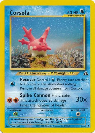 Corsola (37/75) [Neo Discovery Unlimited] | Enigma On Main