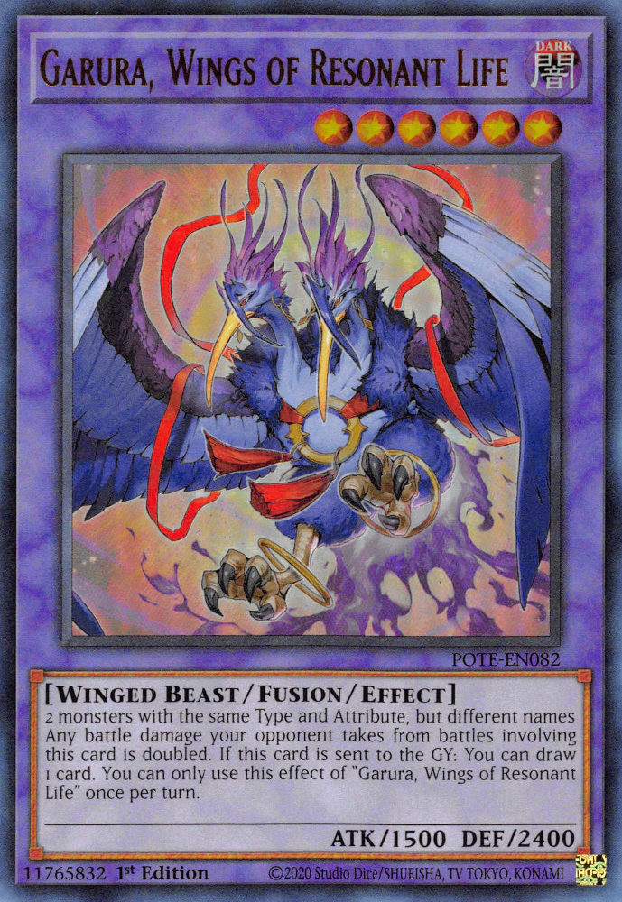 Garura, Wings of Resonant Life [POTE-EN082] Ultra Rare | Enigma On Main