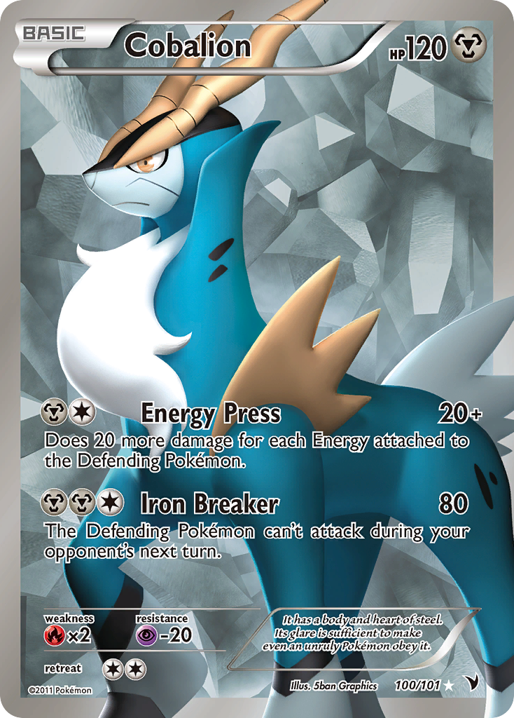 Cobalion (100/101) [Black & White: Noble Victories] | Enigma On Main