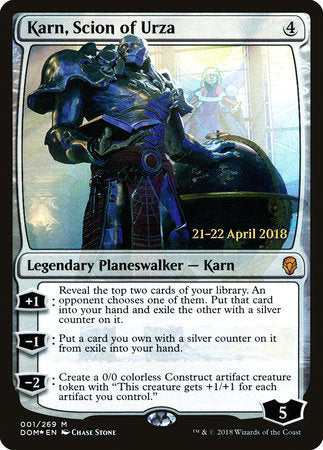 Karn, Scion of Urza [Dominaria Promos] | Enigma On Main