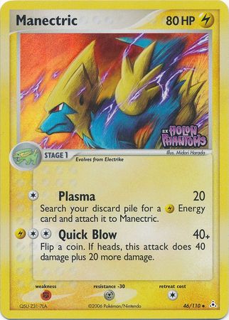 Manectric (46/110) (Stamped) [EX: Holon Phantoms] | Enigma On Main