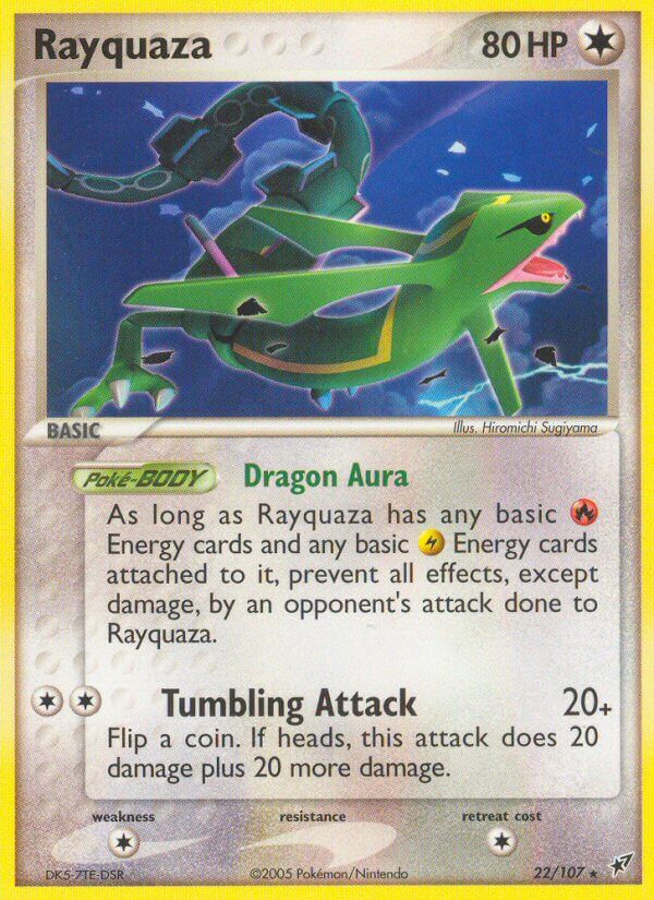 Rayquaza (22/107) (Theme Deck Exclusive) [EX: Deoxys] | Enigma On Main