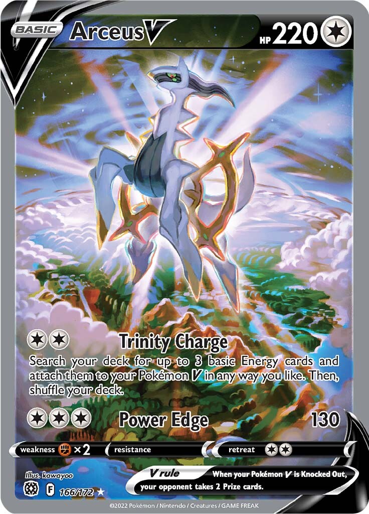 Arceus V (166/172) [Sword & Shield: Brilliant Stars] | Enigma On Main