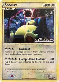 Snorlax (33/95) (Staff Prerelease Promo) [Nintendo: Black Star Promos] | Enigma On Main