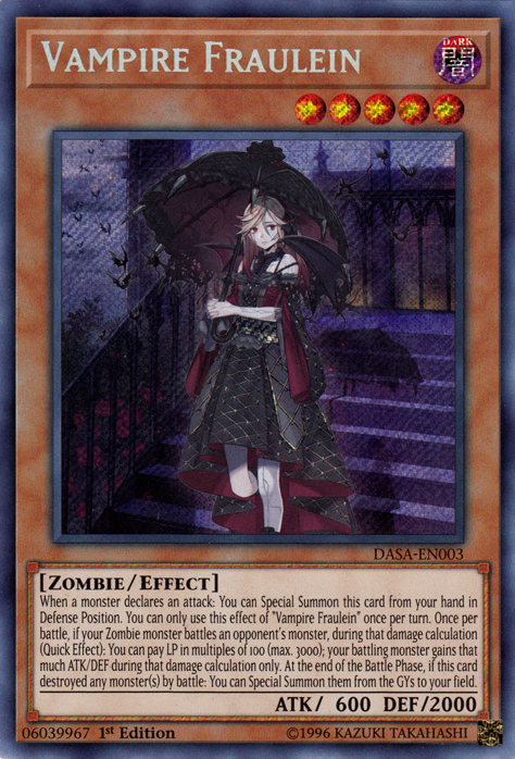 Vampire Fraulein [DASA-EN003] Secret Rare | Enigma On Main