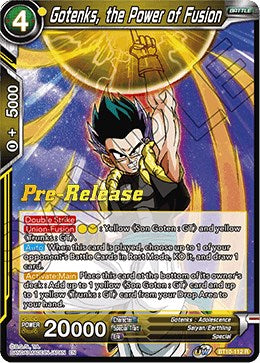 Gotenks, the Power of Fusion (BT10-112) [Rise of the Unison Warrior Prerelease Promos] | Enigma On Main