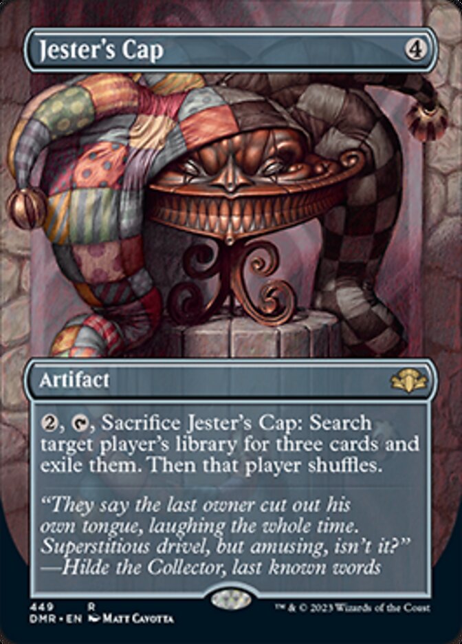 Jester's Cap (Borderless Alternate Art) [Dominaria Remastered] | Enigma On Main