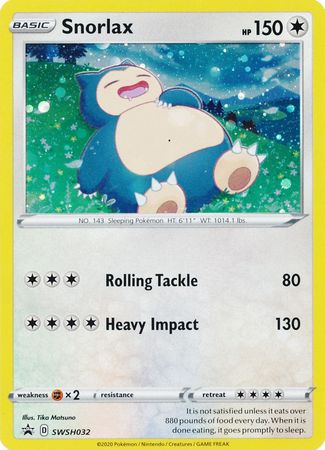 Snorlax (SWSH032) [Sword & Shield: Black Star Promos] | Enigma On Main