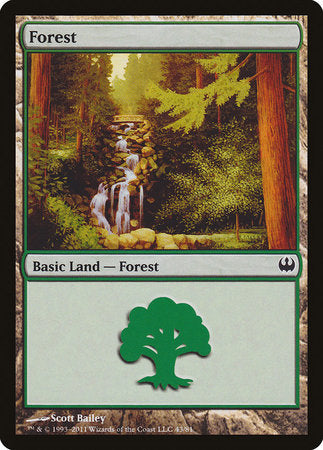 Forest (43) [Duel Decks: Knights vs. Dragons] | Enigma On Main