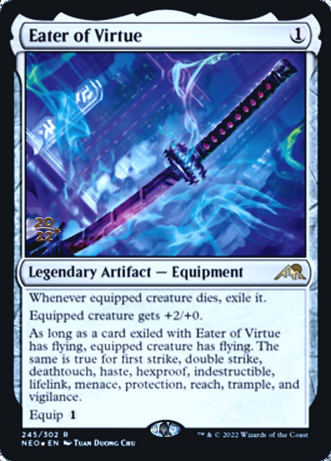 Eater of Virtue [Kamigawa: Neon Dynasty Prerelease Promos] | Enigma On Main