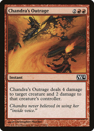 Chandra's Outrage [Magic 2014] | Enigma On Main