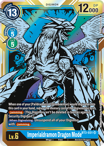 Imperialdramon Dragon Mode [BT3-031] (Alternate Art) [Release Special Booster Ver.1.5] | Enigma On Main