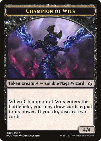 Champion of Wits Token [Hour of Devastation Tokens] | Enigma On Main