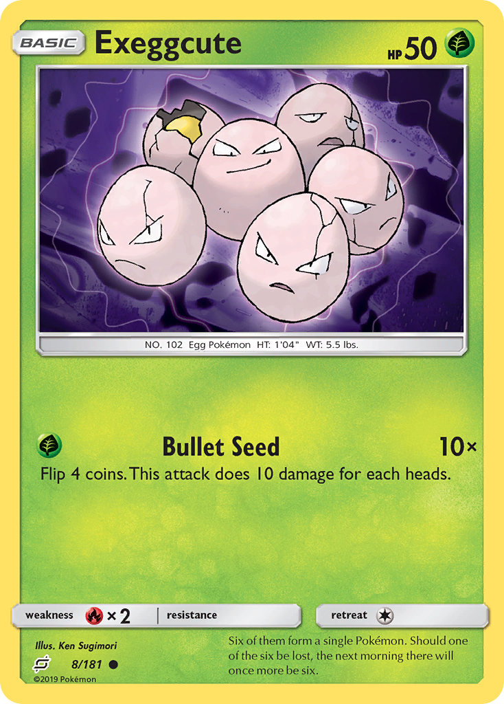 Exeggcute (8/181) [Sun & Moon: Team Up] | Enigma On Main